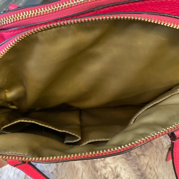 Coach Fuchsia Madison Georgie  Leather Satchel Shoulder Bag - Picture 4 of 16